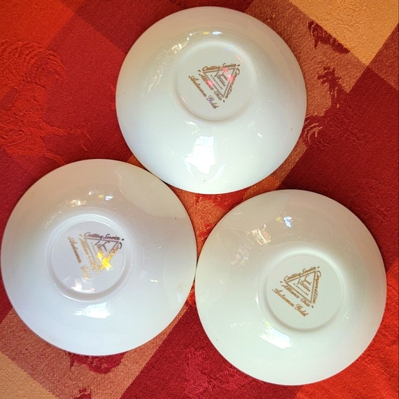 HOLD/POST LM🌾 S/3 Autumn Gold Berry Bowls 🌾 EVC - Picture 2 of 6